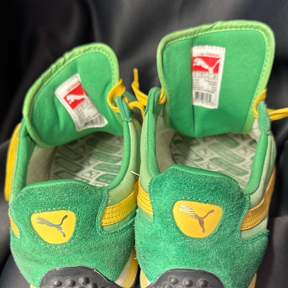 Puma Green and Yellow Athletic Shoes - Picture 2 of 9